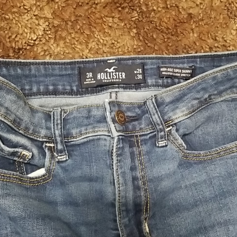 Hollister high rise super skinny jeans